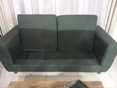 Sofá gris oscuro cómodo - miniatura 3