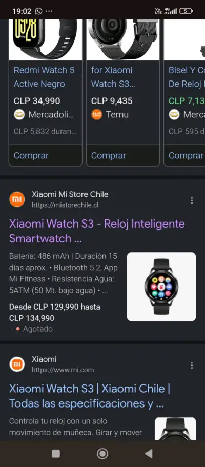 Reloj inteligente negro - miniatura 2