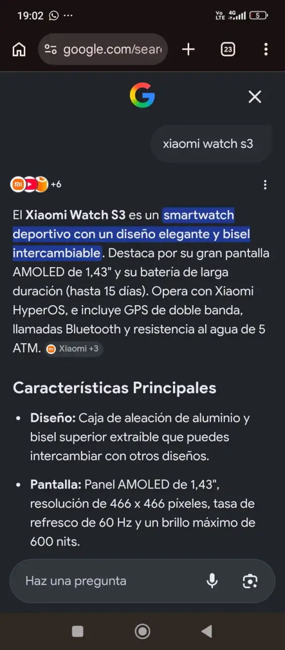 Reloj inteligente negro - 3
