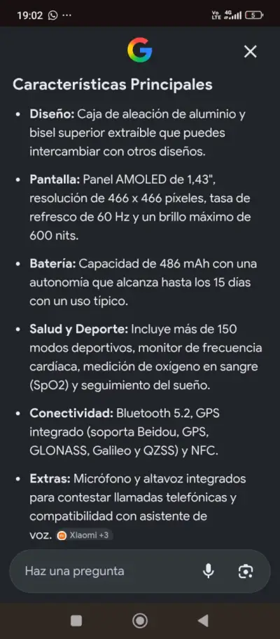 Reloj inteligente negro - miniatura 4