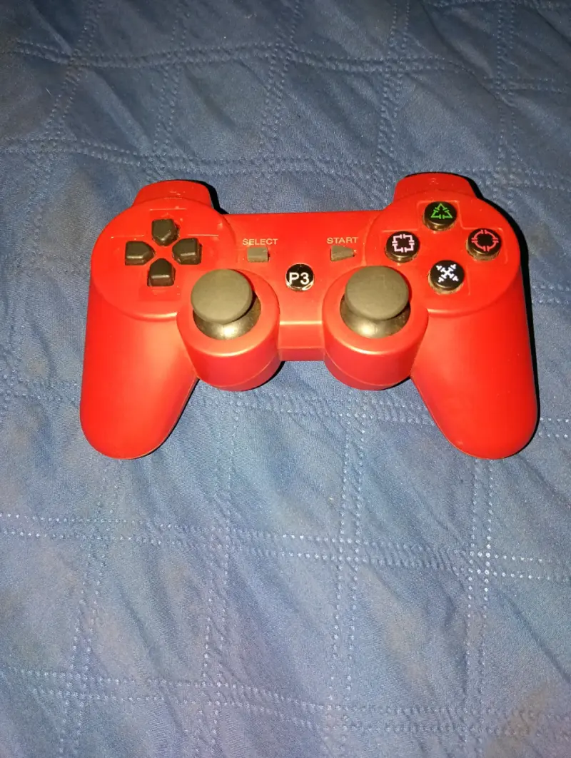 Control rojo para consola ps3