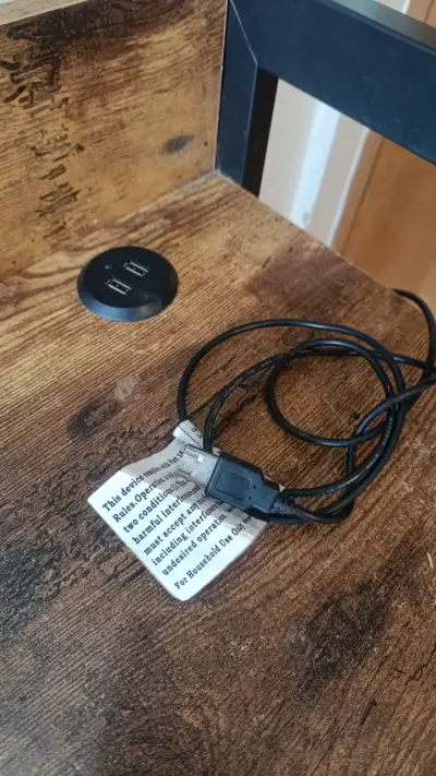 Escritorio fierro y madera - miniatura 4