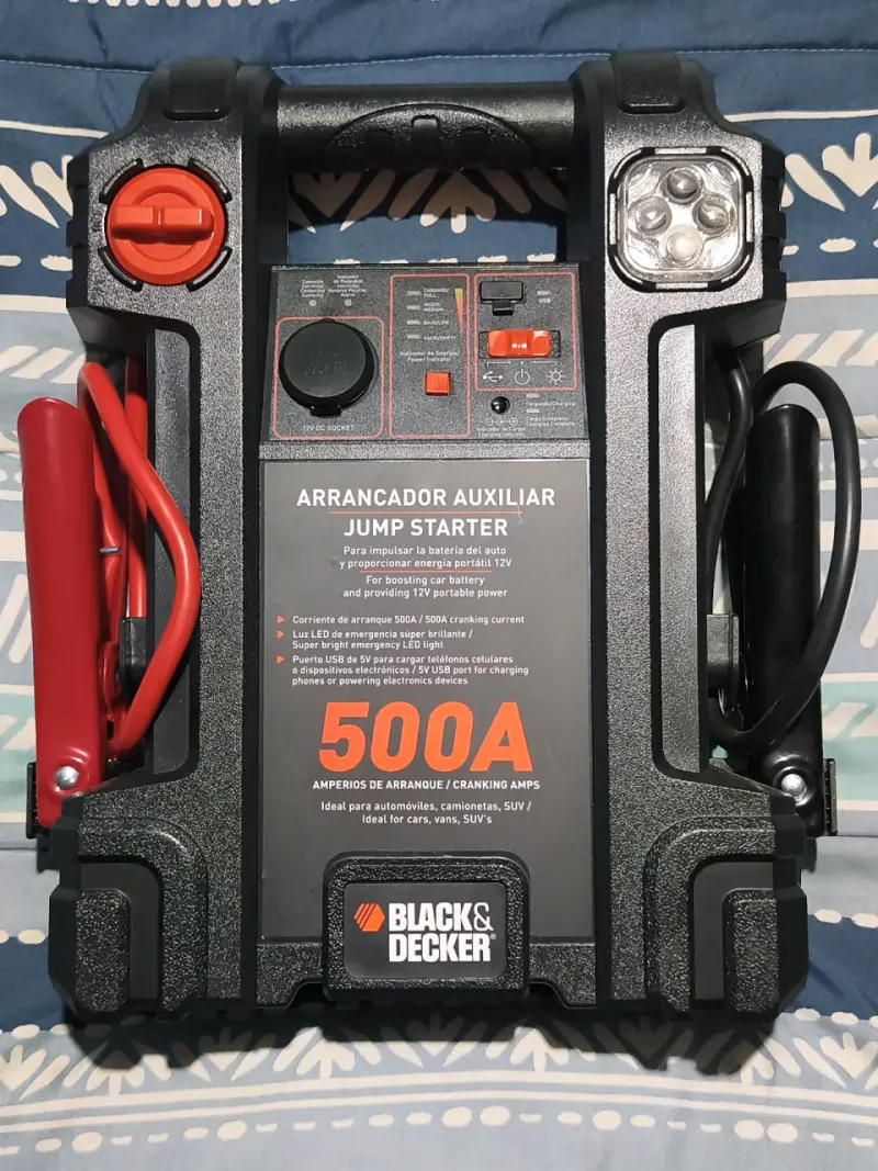 Arrancador auxiliar Black & Decker 500A - 1