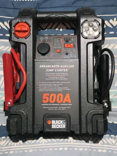 Arrancador auxiliar Black & Decker 500A - miniatura 1