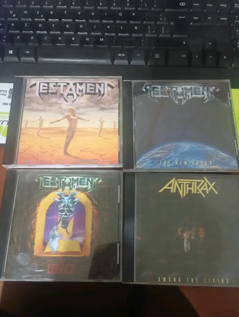 Pack de CDs de Testament y Anthrax - 1