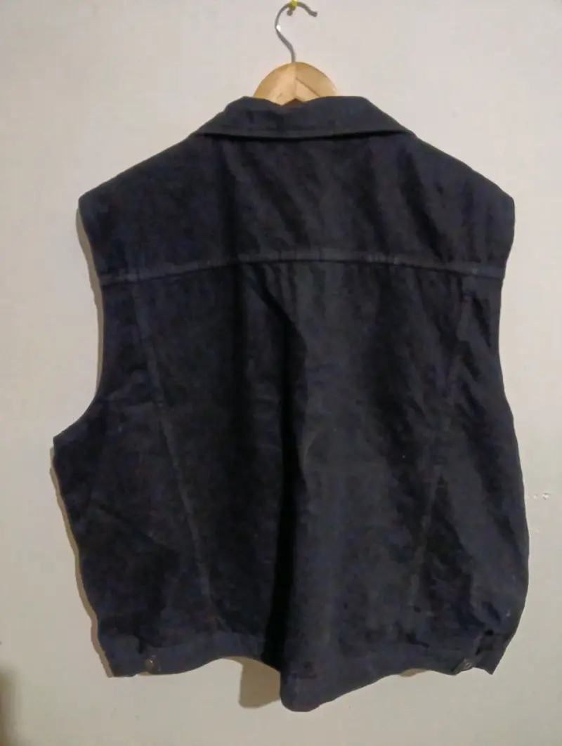 Chaqueta mezclilla sin mangas talla 7XL - 2