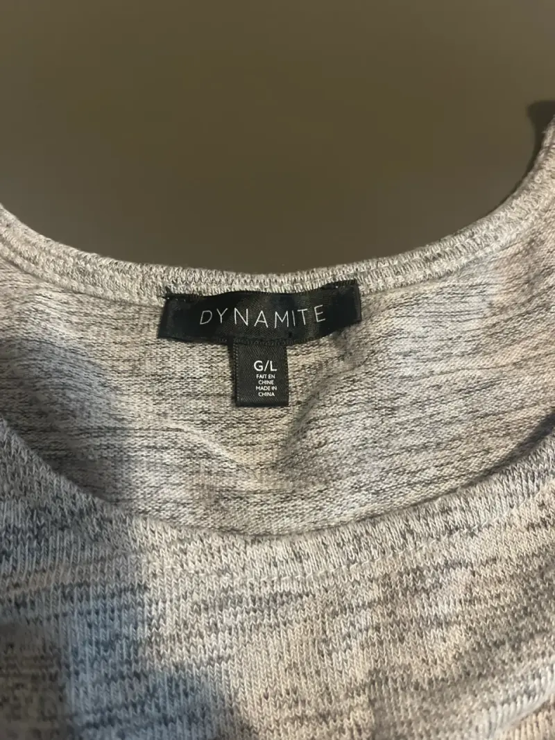 Polera sin mangas gris jaspeada - 2