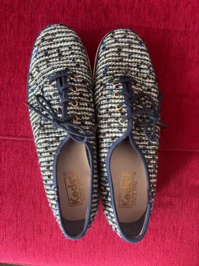 Zapatillas Keds tejidas azules - miniatura 2