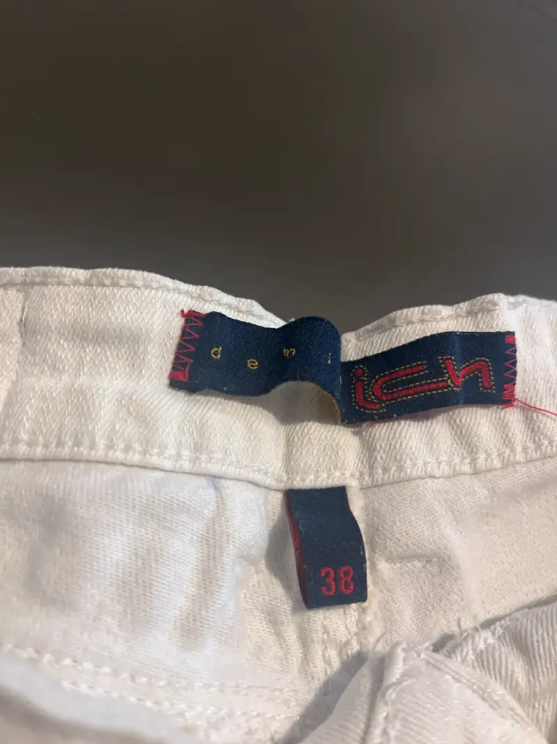 Shorts blancos de mezclilla - 3
