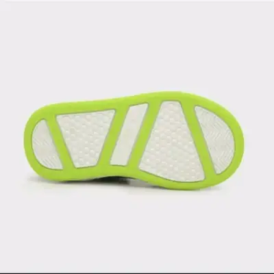 Zapatillas deportivas gris y verde - miniatura 3