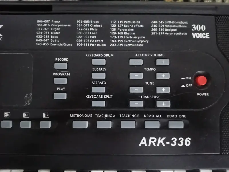 Teclado electrónico ARK-336 - 4