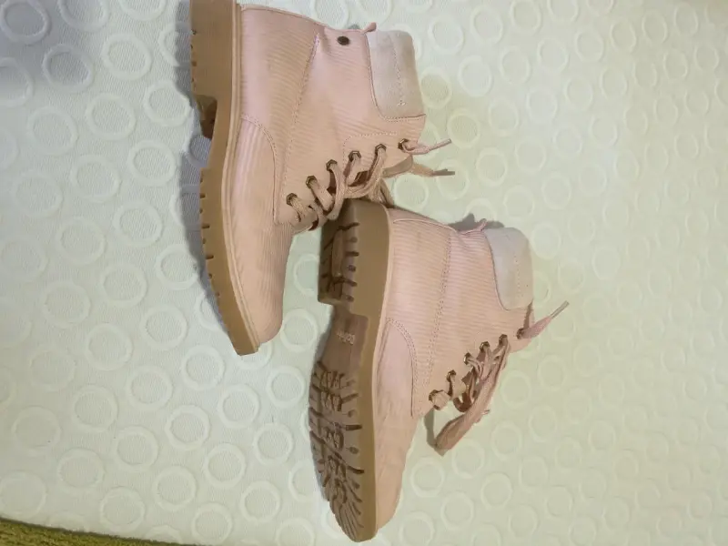 Botas rosadas de cordones Colloky N.35 - 5