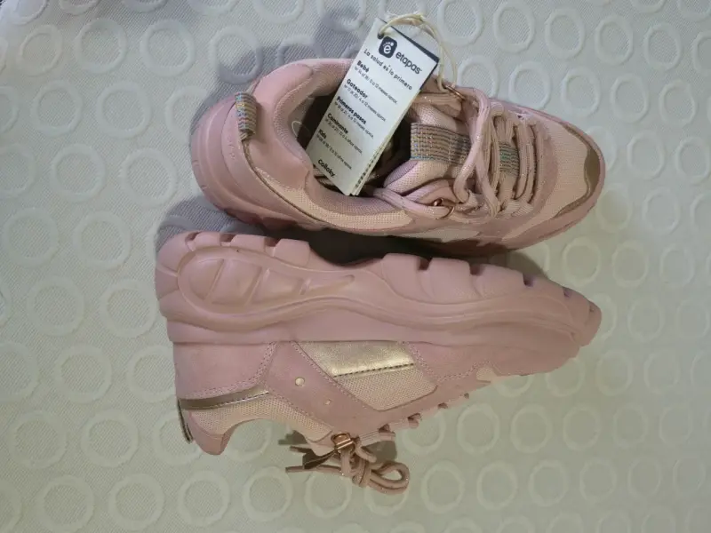 Zapatillas deportivas rosadas N.35 Colloky - 3
