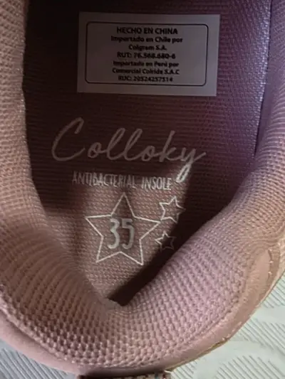 Zapatillas deportivas rosadas N.35 Colloky - miniatura 4
