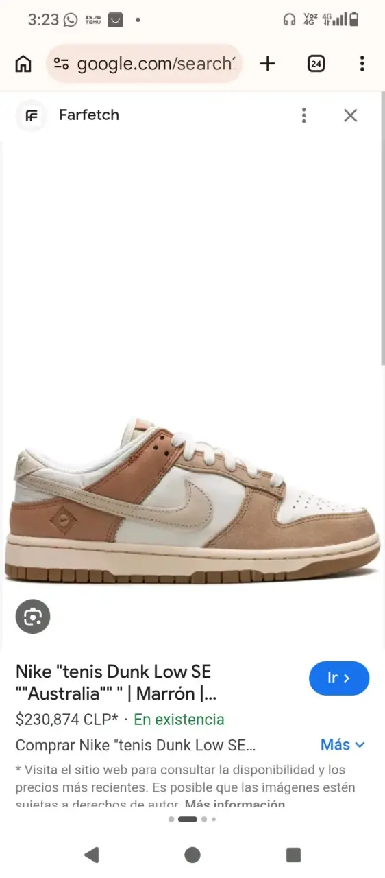Zapatillas Nike Dunk Low Marrón - 1