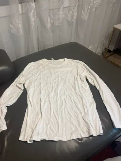 Polera blanca manga larga - miniatura 1