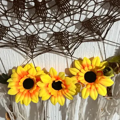 atrapasueños tejido a crochet - miniatura 2