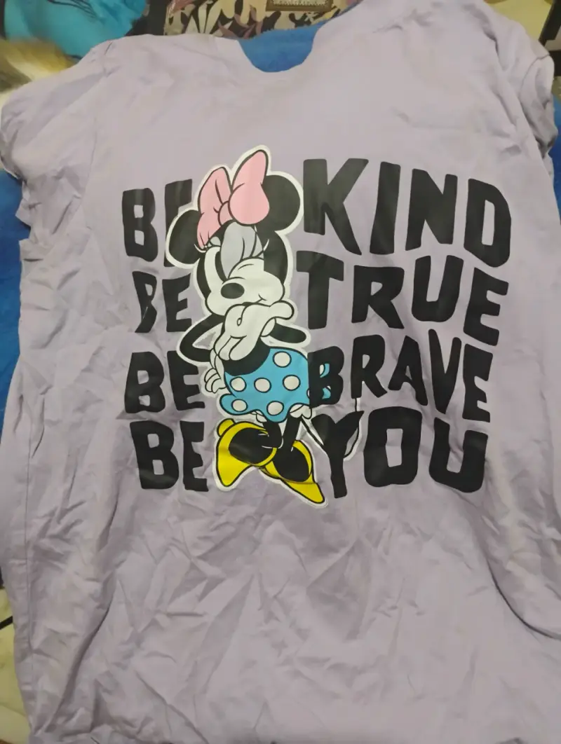 Polera Minnie Mouse lila