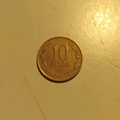 Moneda de 10 pesos 1996 - miniatura 1