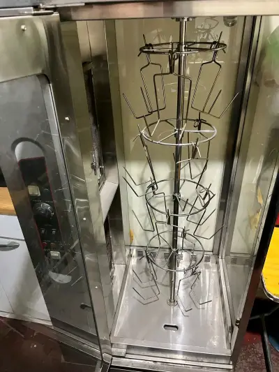 Asador de pollos profesional 12 puestos - miniatura 3