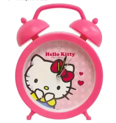 Reloj despertador Hello Kitty rosa - miniatura 1