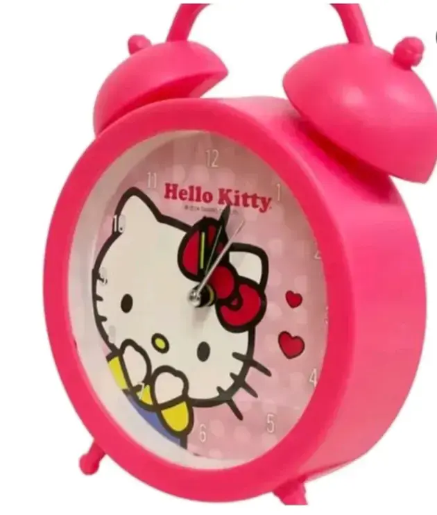 Reloj despertador Hello Kitty rosa - 2