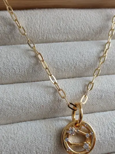 Conjunto collar y colgantes Zodiacal - miniatura 2