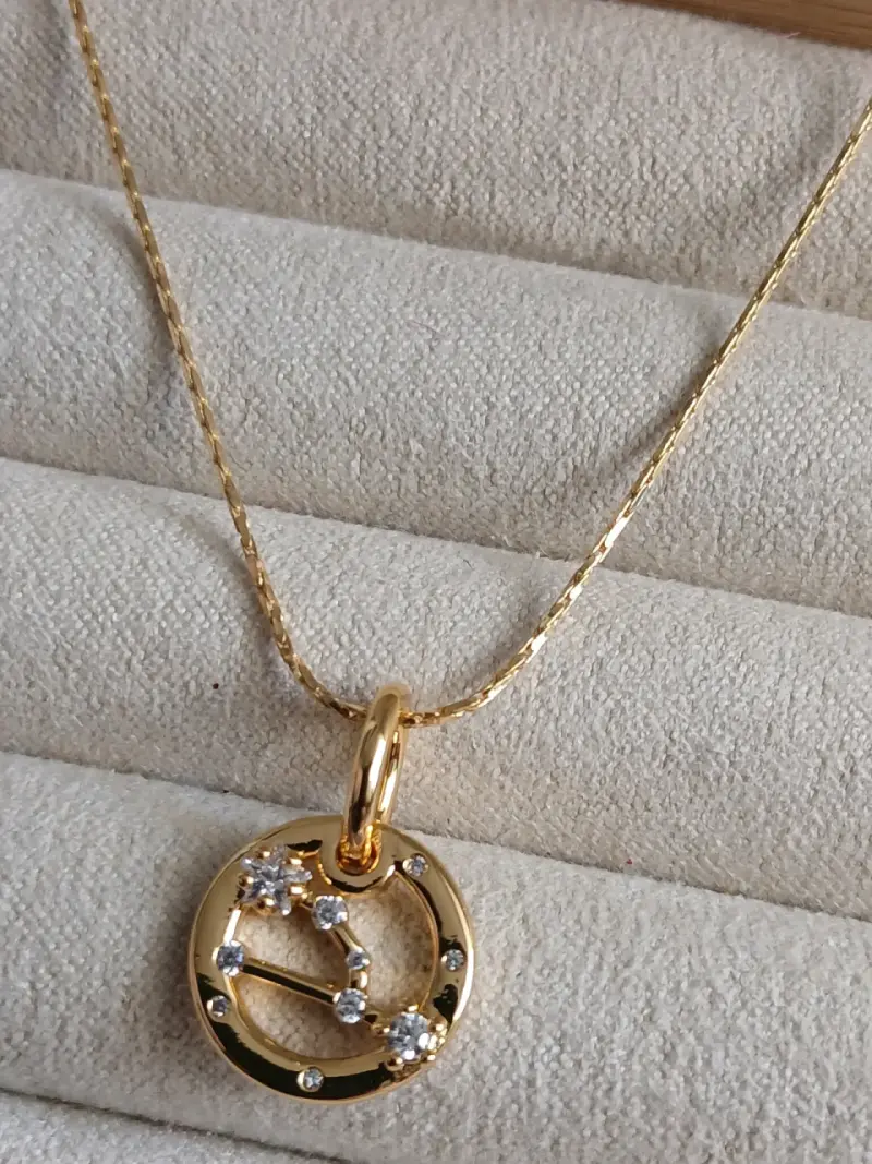 Conjunto collar y colgantes Zodiacal - 3