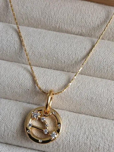 Conjunto collar y colgantes Zodiacal - miniatura 3
