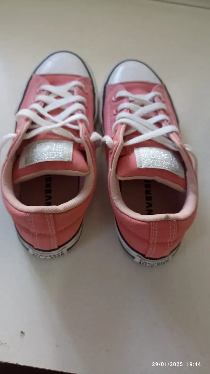 Zapatillas Converse naranja con autoajuste N.32 - 3