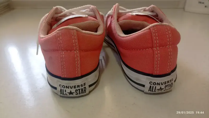 Zapatillas Converse naranja con autoajuste N.32 - 4