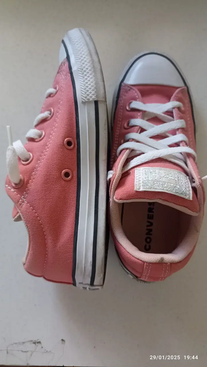 Zapatillas Converse naranja con autoajuste N.32 - 5