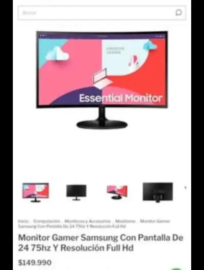 Monitor Gamer Samsung Essential S24C360EAL - miniatura 6