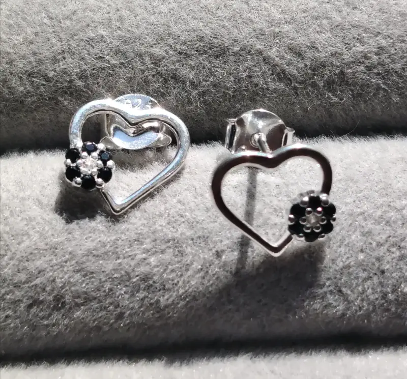 Aros en forma de corazón - 2