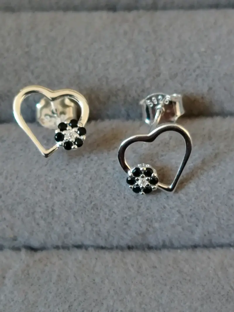 Aros en forma de corazón - 3