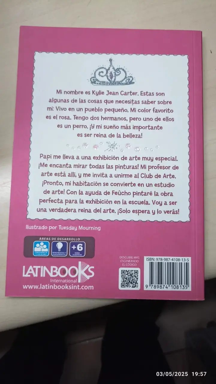 Libro infantil Kylie Jean La reina del Arte - 2