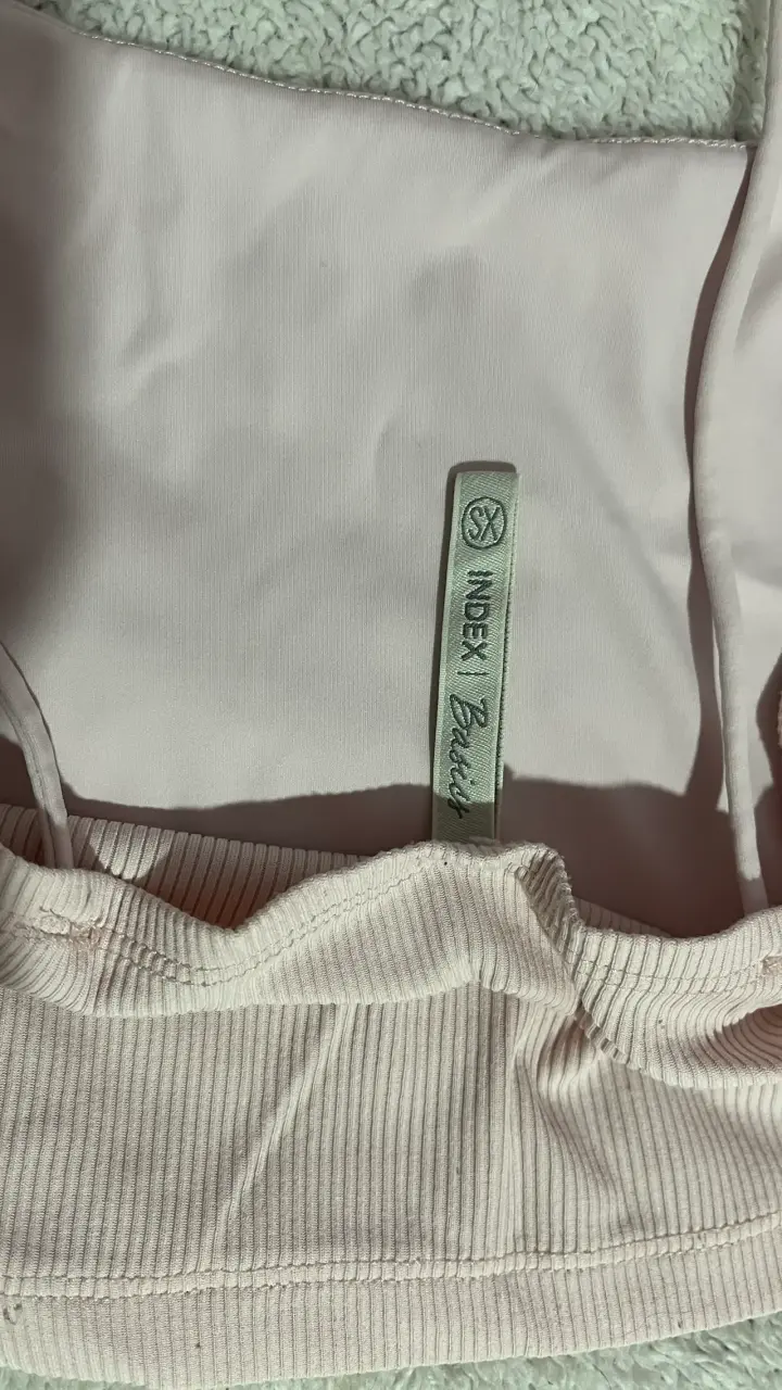 Polera corta básica rosa - 2