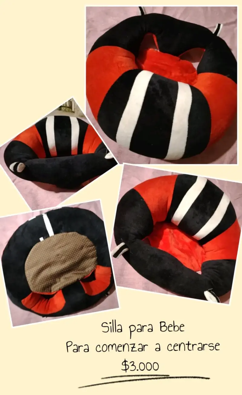 Silla para bebé en colores vivos
