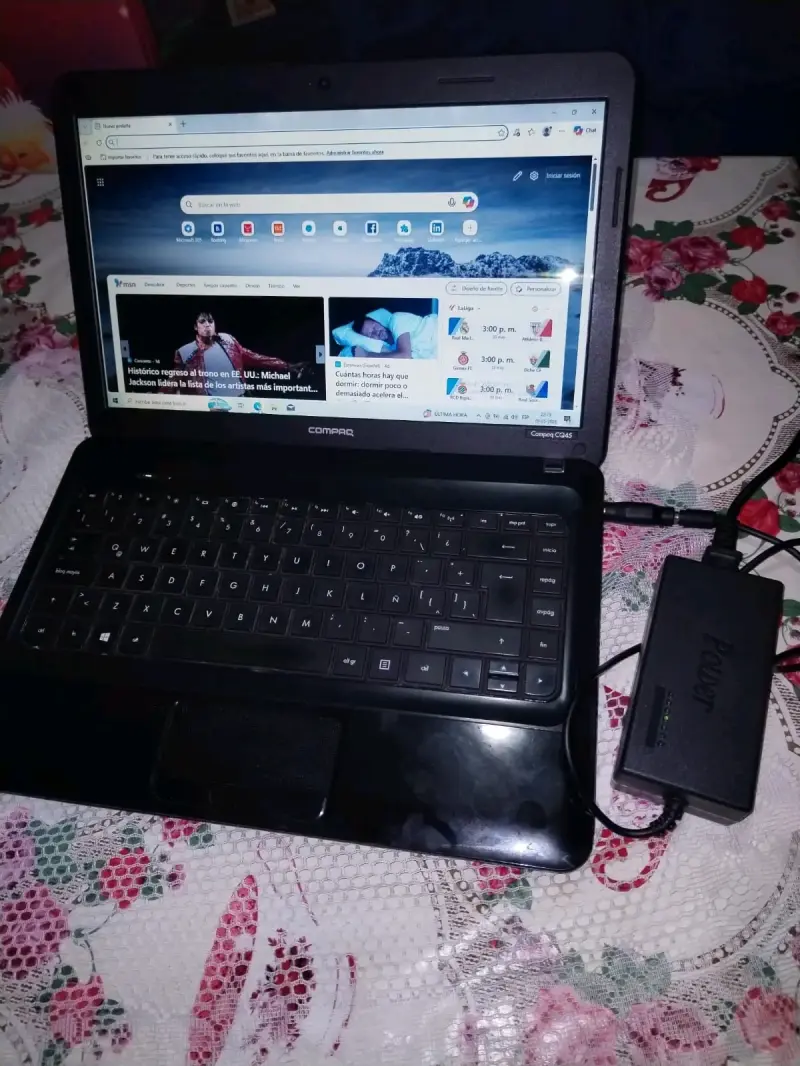 Notebook Compaq cq45 negro - 4