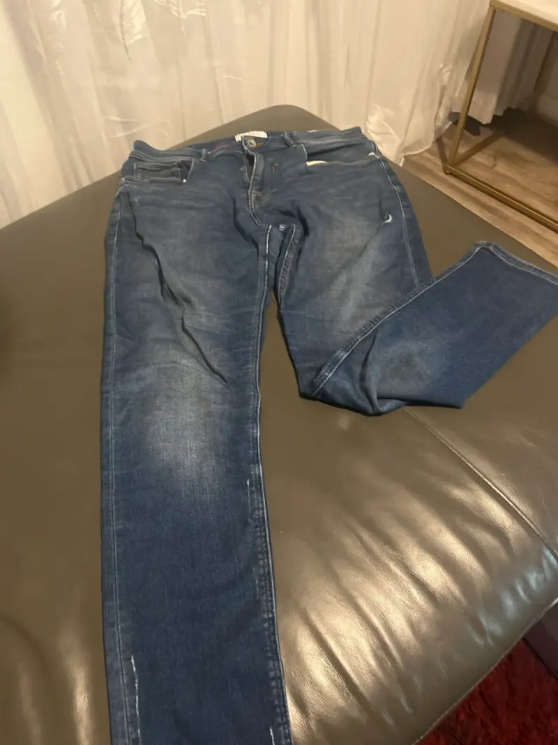 Jeans azul oscuro para hombre - 1