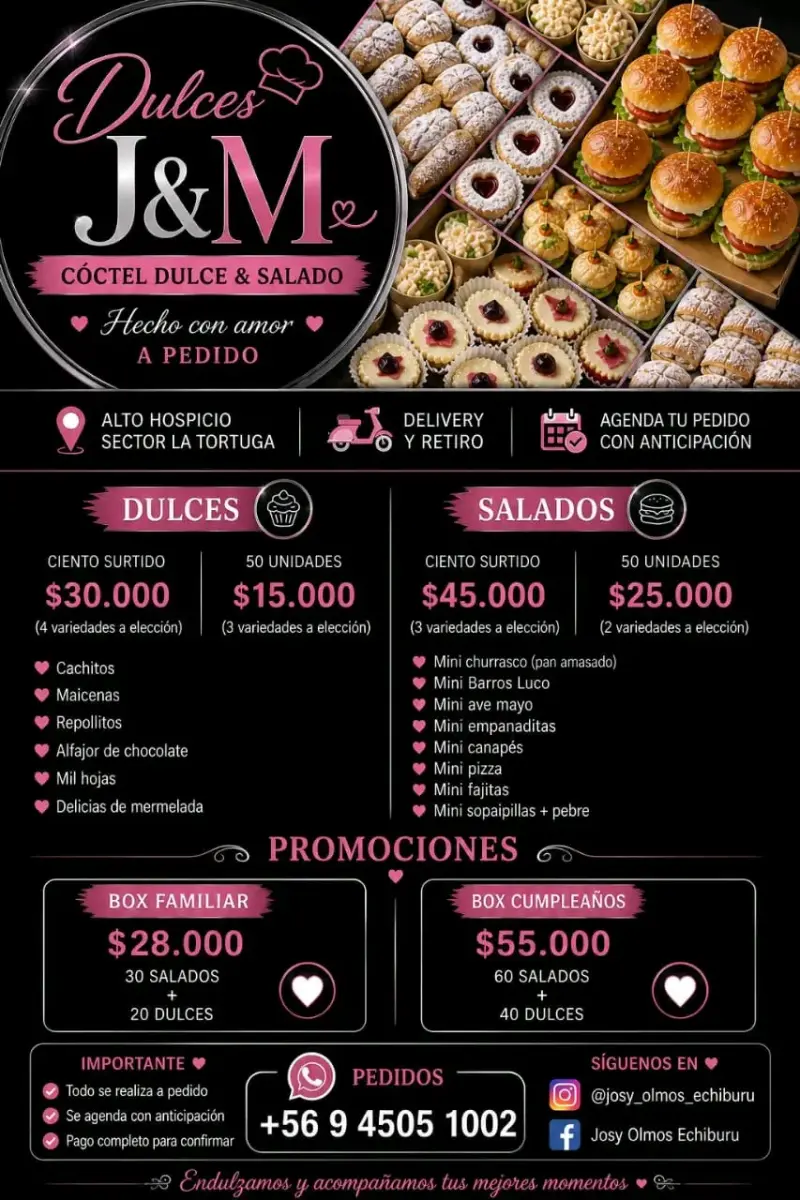 Cóctel Dulce y Salado a Pedido