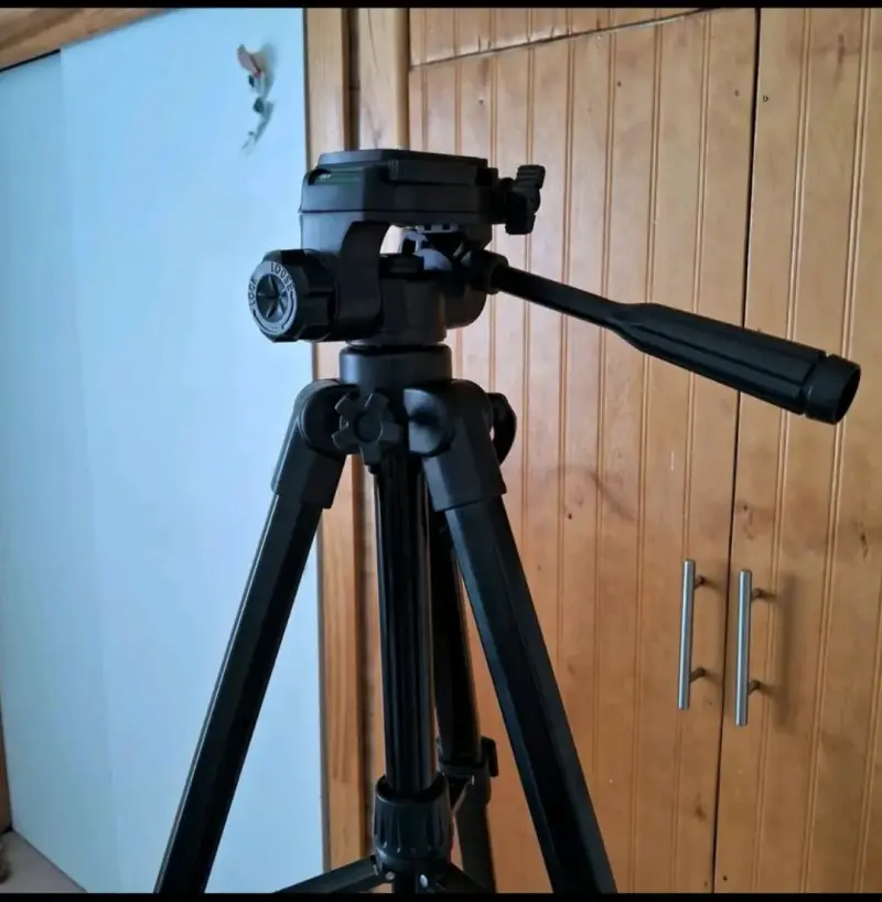 Trípode para cámara negro altura has 1.70 CM - 4