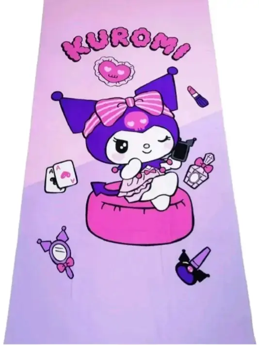 Toalla Kuromi diseño kawaii - 3
