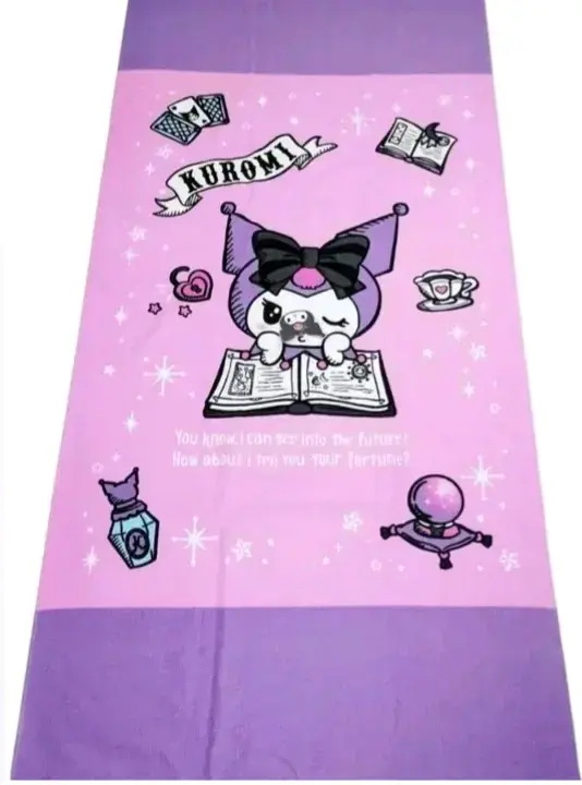 Toalla Kuromi diseño kawaii - 4
