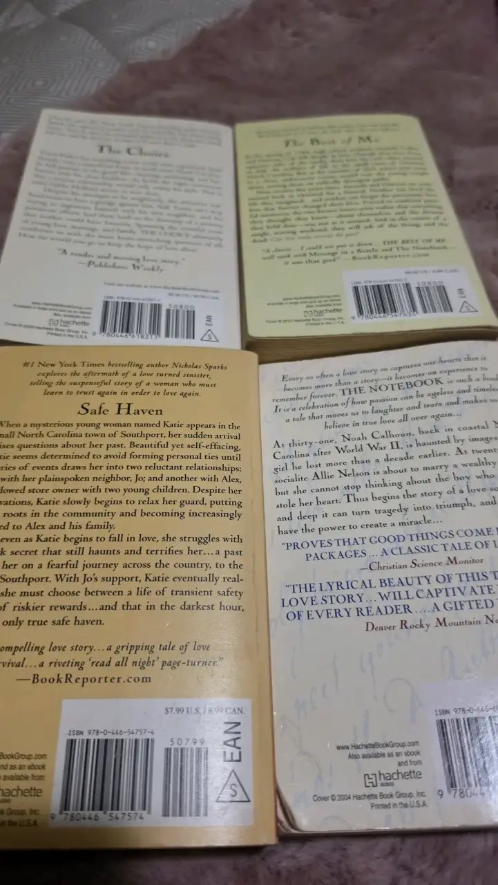 Colección de libros de Nicholas Sparks - 2