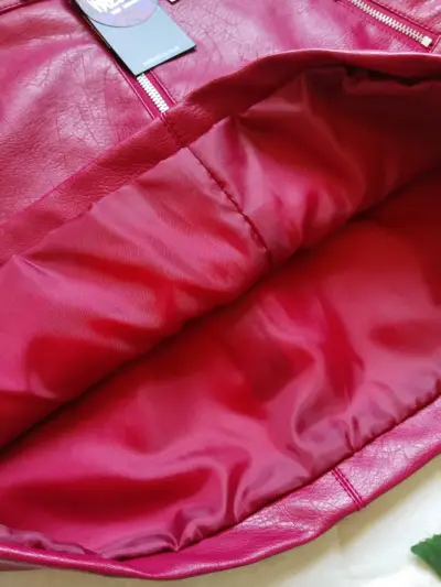 Falda roja de cuero Mossimo - miniatura 6