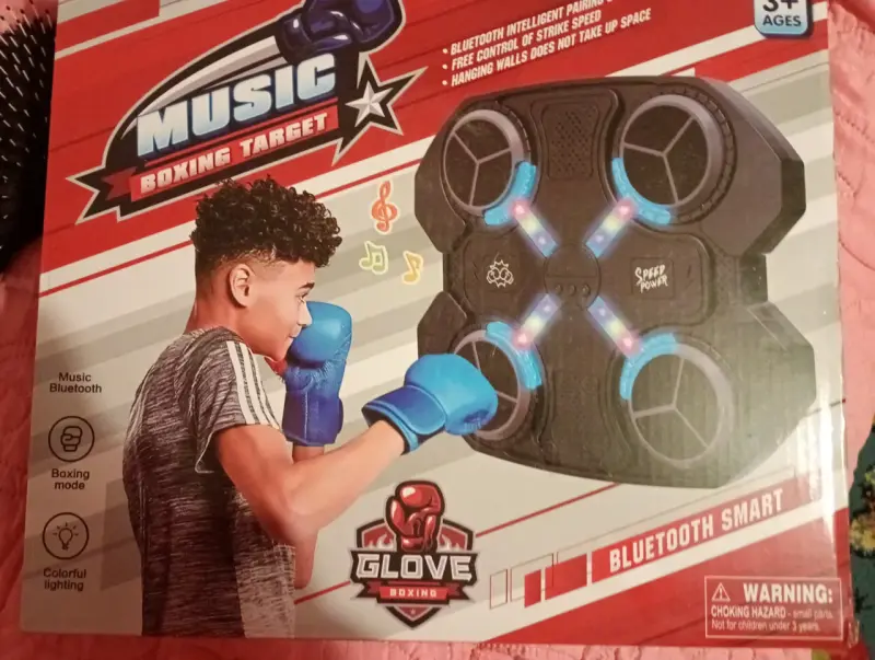 Juego de boxeo musical con Bluetooth