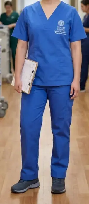 Uniforme médico azul - miniatura 1