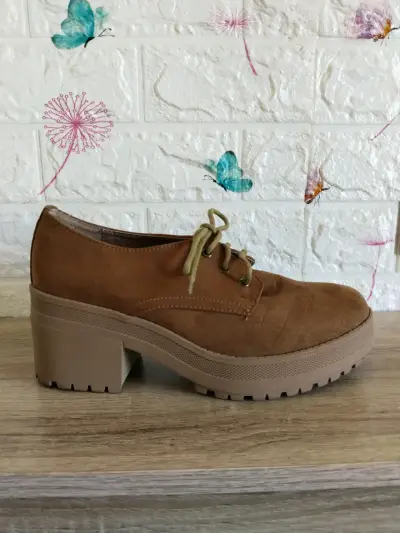 Zapato mujer café Index - miniatura 1