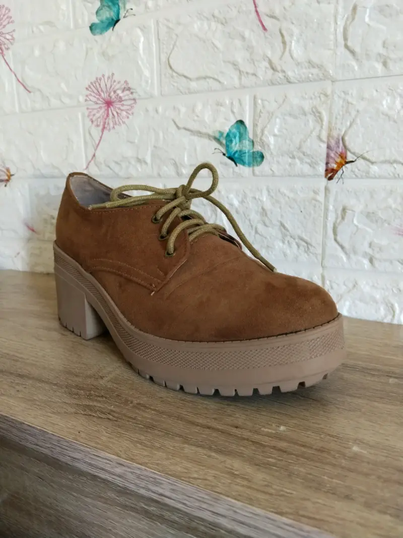 Zapato mujer café Index - 2